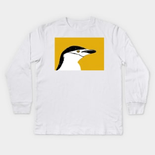 Chin Strap Penguin Kids Long Sleeve T-Shirt